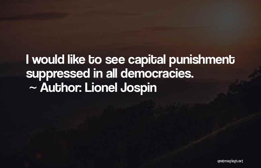Lionel Jospin Quotes 1537778