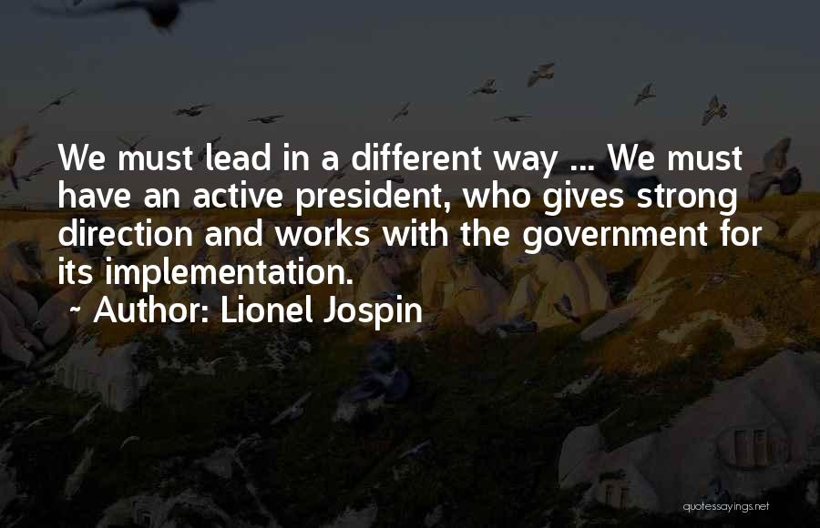 Lionel Jospin Quotes 688766