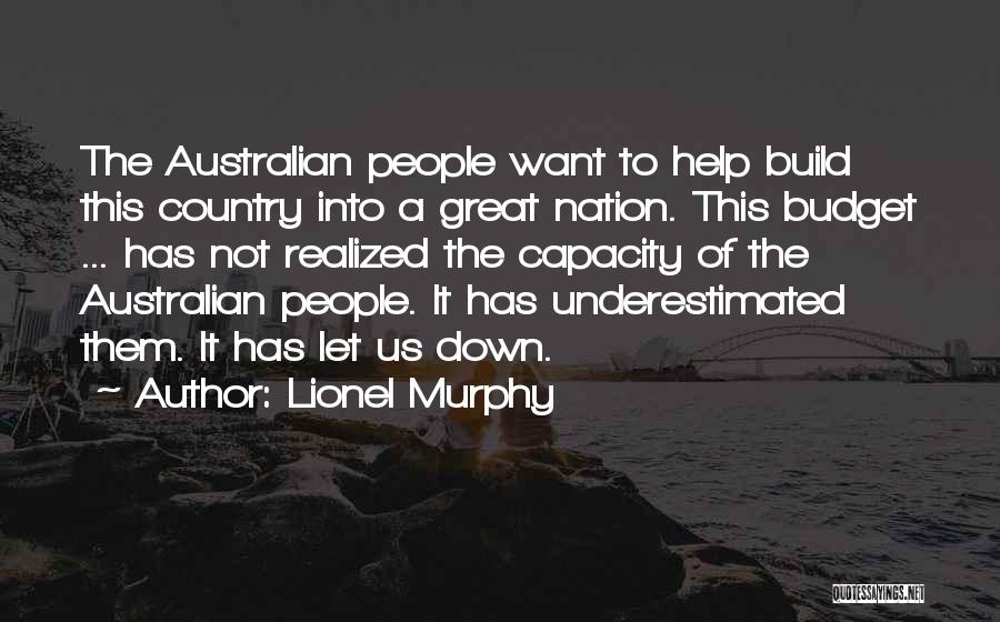 Lionel Murphy Quotes 779956