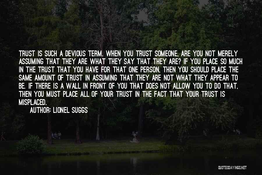Lionel Suggs Quotes 1269985
