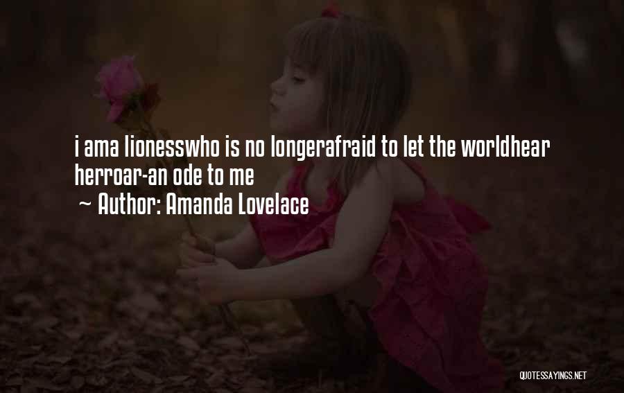Lioness Quotes By Amanda Lovelace