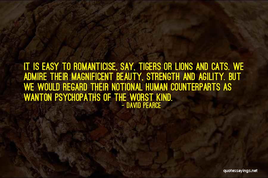 Lions And Beauty Quotes By David Pearce