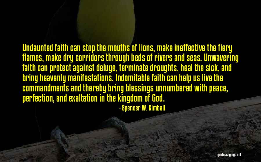 Lions And God Quotes By Spencer W. Kimball Lions And God Quotes By Spencer W. Kimball