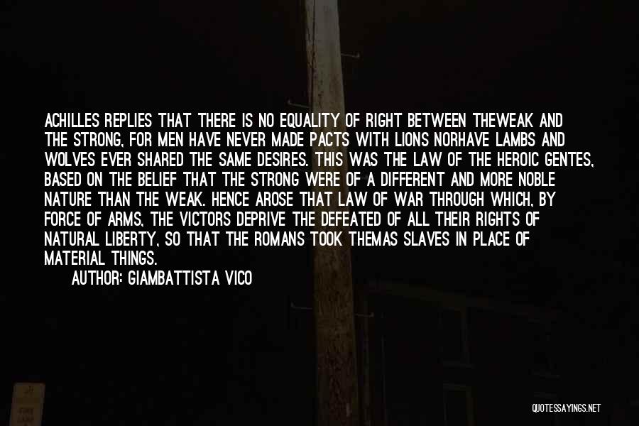 Lions And Lambs Quotes By Giambattista Vico