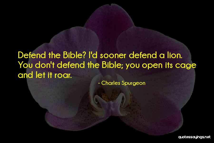 Lions In The Bible Quotes By Charles Spurgeon