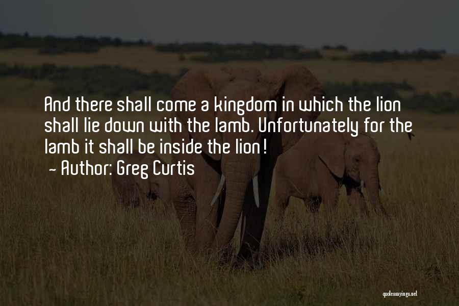 Lions In The Bible Quotes By Greg Curtis