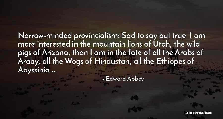 Lions Quotes By Edward Abbey