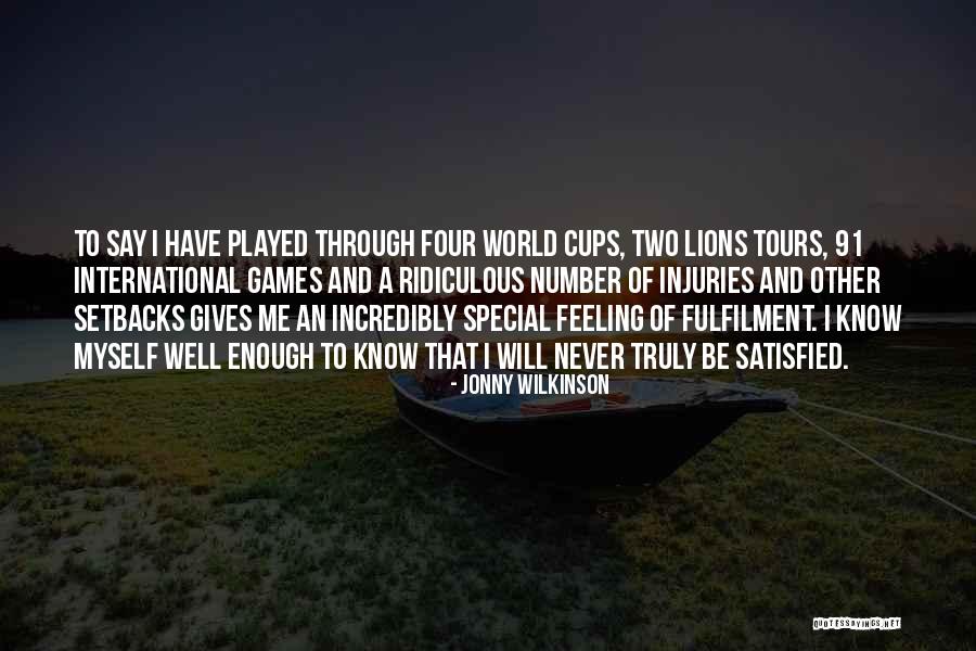 Lions Quotes By Jonny Wilkinson