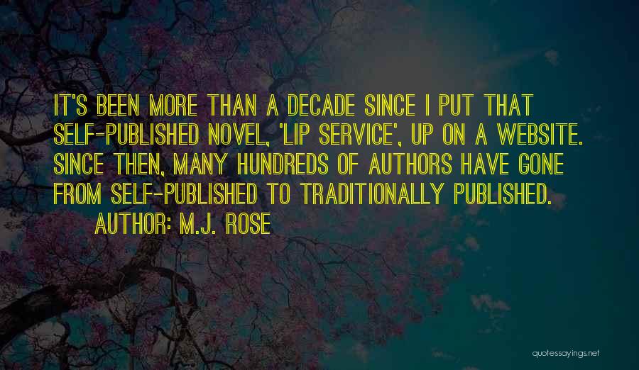 Lip Service Quotes By M.J. Rose