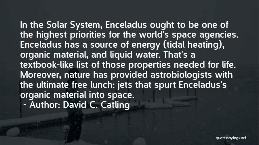 Liquid Life Quotes By David C. Catling