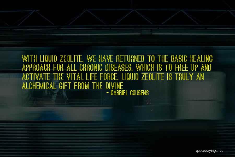 Liquid Life Quotes By Gabriel Cousens