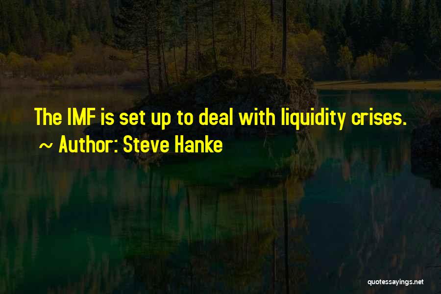 Liquidity Quotes By Steve Hanke