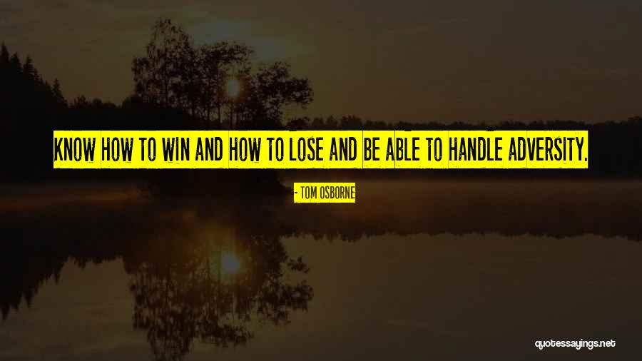 Liris Kursi Quotes By Tom Osborne Liris Kursi Quotes By Tom Osborne