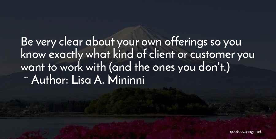 Lisa A. Mininni Quotes 105824