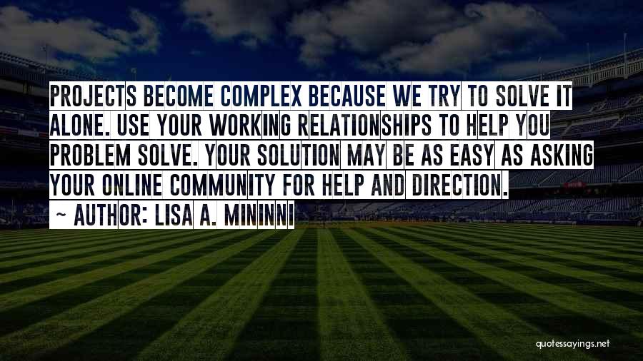 Lisa A. Mininni Quotes 1108454