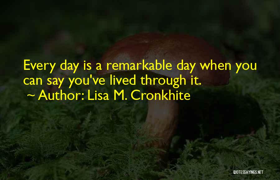 Lisa M. Cronkhite Quotes 92638