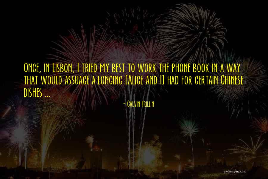 Lisbon Quotes By Calvin Trillin