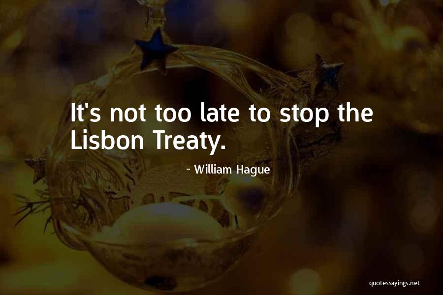 Lisbon Quotes By William Hague