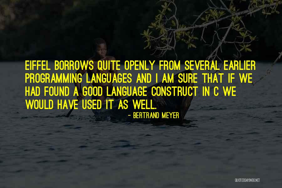 Lisede Rehber Quotes By Bertrand Meyer Lisede Rehber Quotes By Bertrand Meyer