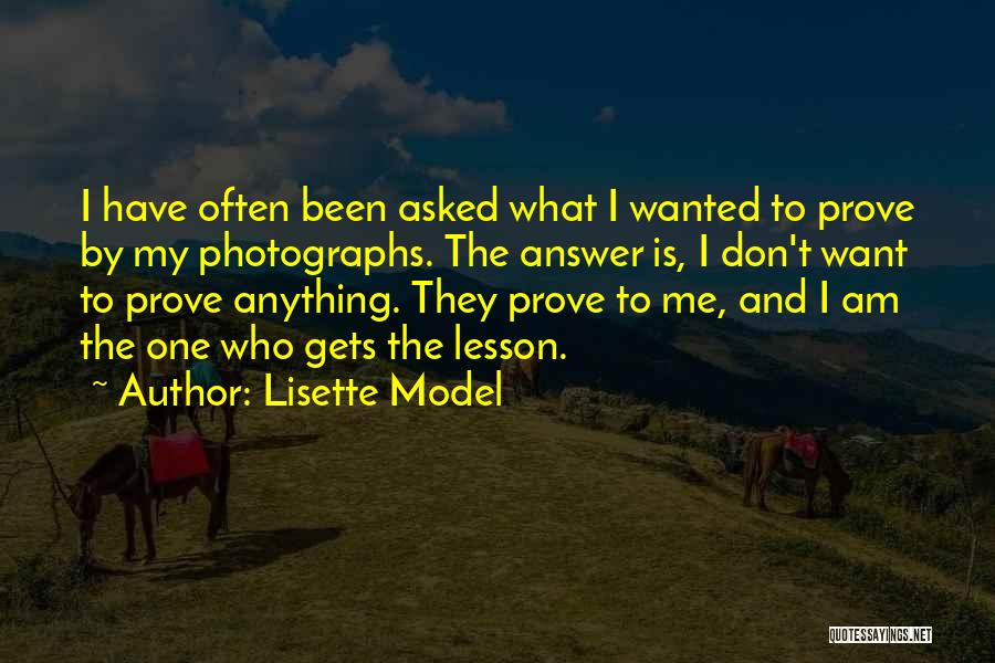 Lisette Model Quotes 940534