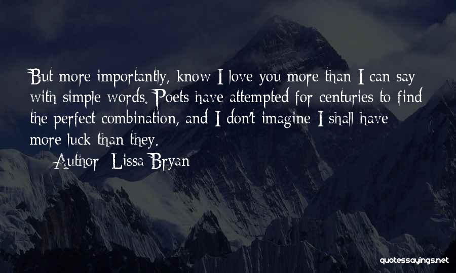 Lissa Bryan Quotes 1349283