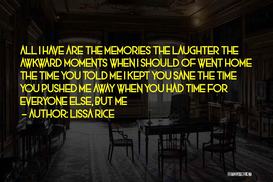Lissa Quotes By Lissa Rice
