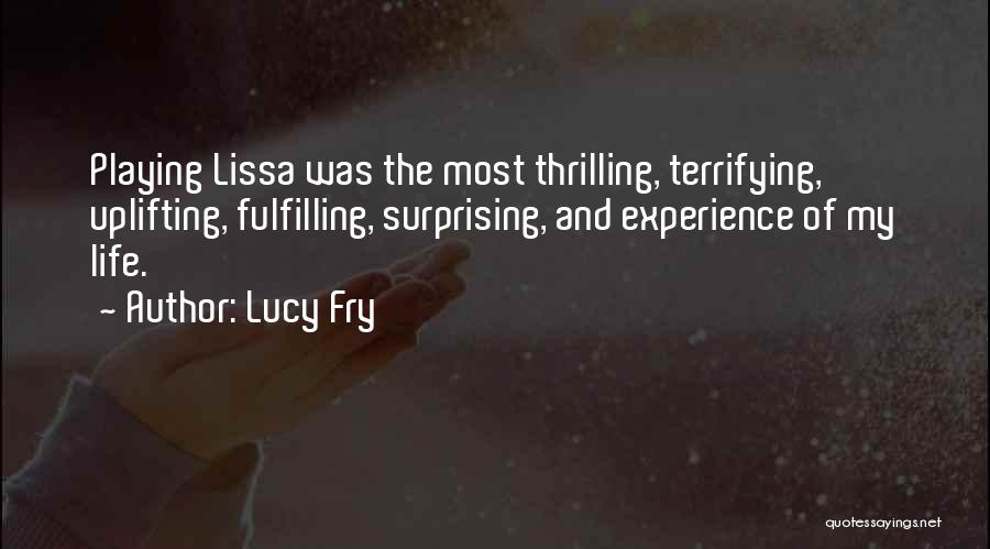 Lissa Quotes By Lucy Fry