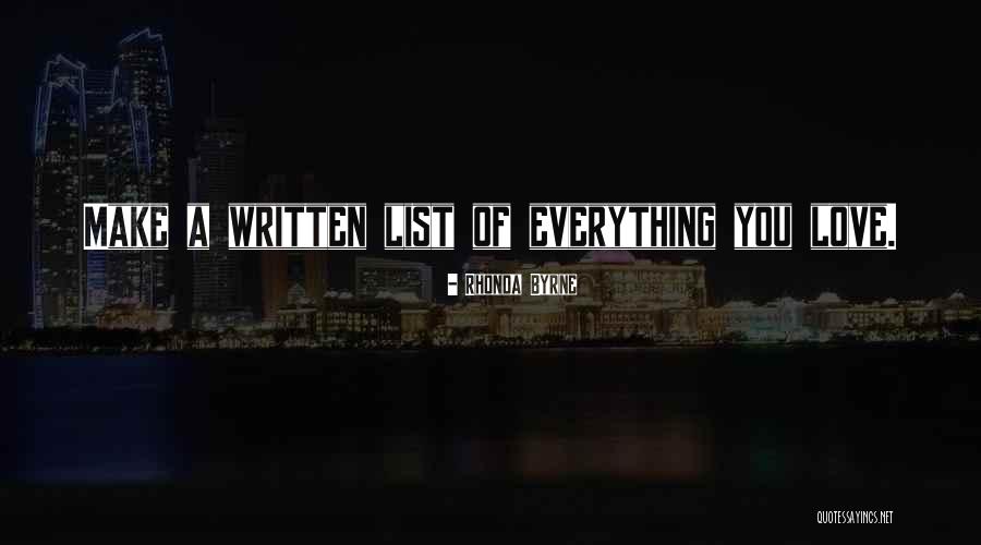 List Love Quotes By Rhonda Byrne List Love Quotes By Rhonda Byrne