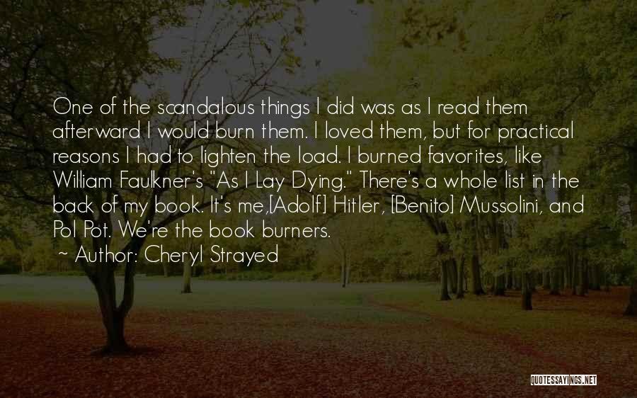 List Of Favorites Quotes By Cheryl Strayed