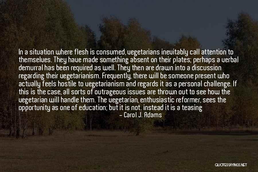List Siobhan Vivian Quotes By Carol J. Adams List Siobhan Vivian Quotes By Carol J. Adams