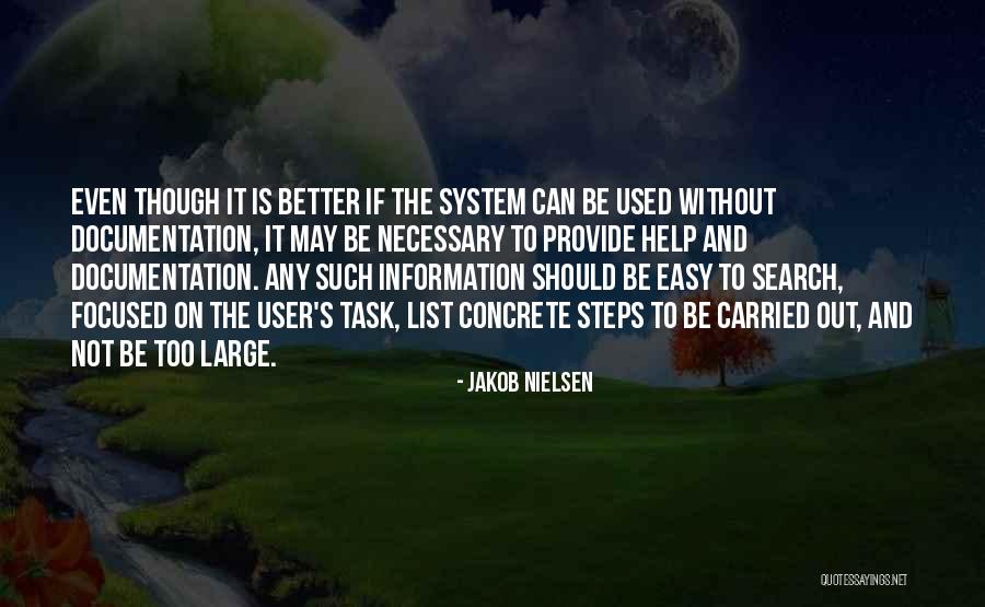 List The Steps Quotes By Jakob Nielsen List The Steps Quotes By Jakob Nielsen