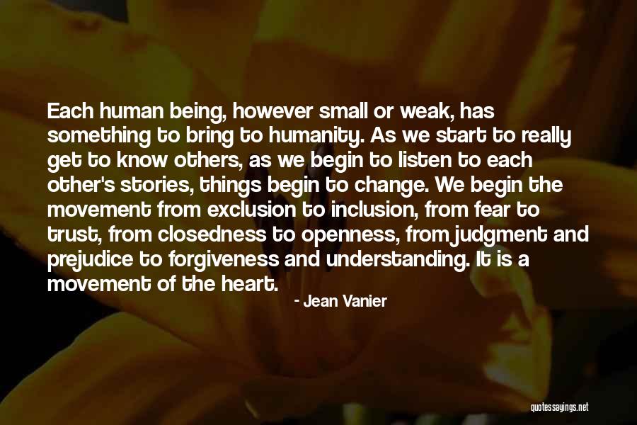 Listen To Each Other Quotes By Jean Vanier Listen To Each Other Quotes By Jean Vanier