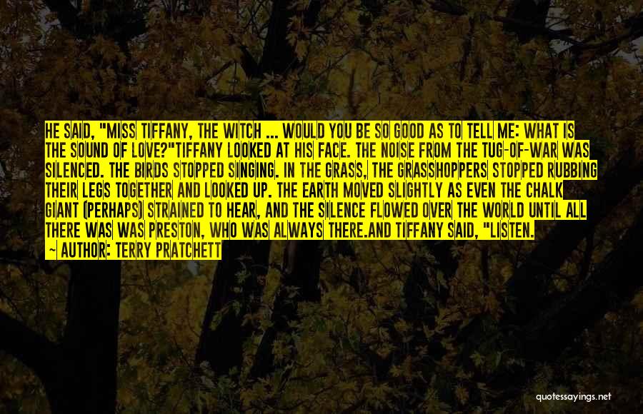 Listen To The Sound Of Silence Quotes By Terry Pratchett