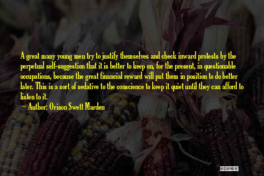 Listen To Your Conscience Quotes By Orison Swett Marden