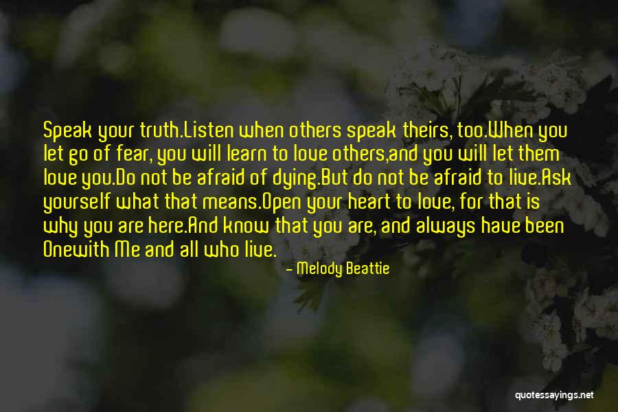 Listen To Your Heart Not Others Quotes By Melody Beattie