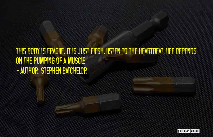 Listen To Your Heartbeat Quotes By Stephen Batchelor