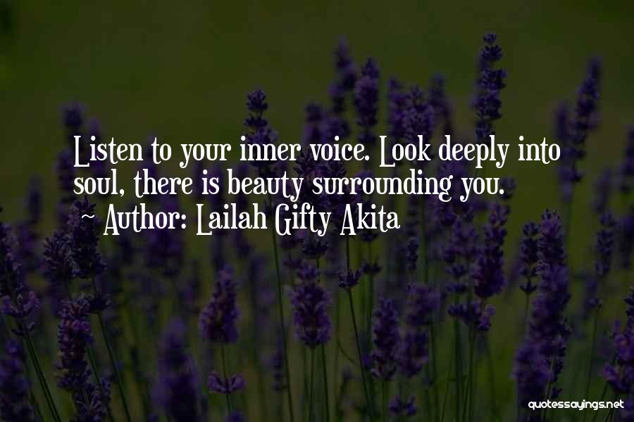 Listen Your Inner Voice Quotes By Lailah Gifty Akita