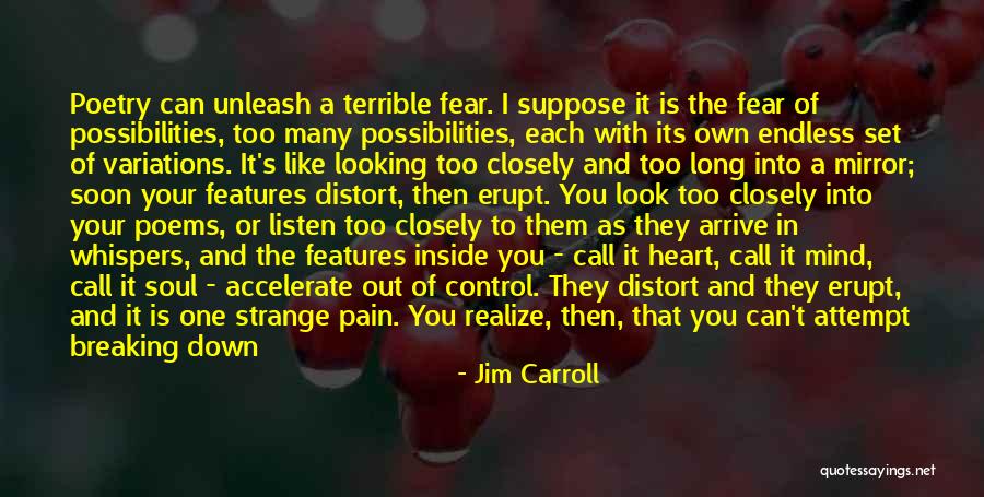 Listen Your Soul Quotes By Jim Carroll