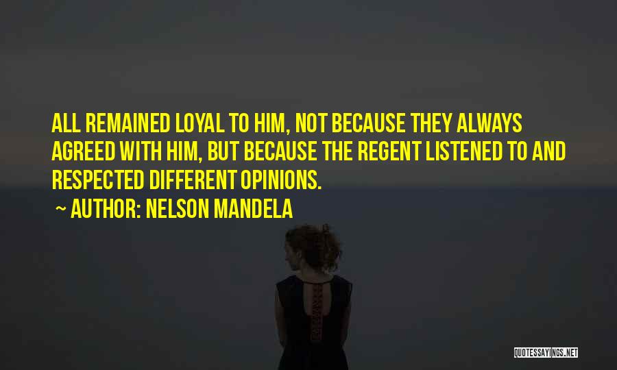 Listened Quotes By Nelson Mandela