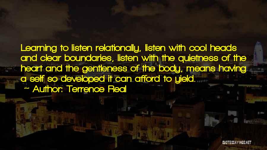 Listening And Learning Quotes By Terrence Real