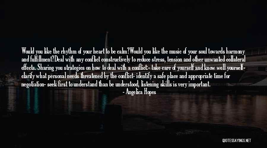 Listening Communication Quotes By Angelica Hopes