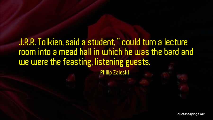 Listening Communication Quotes By Philip Zaleski