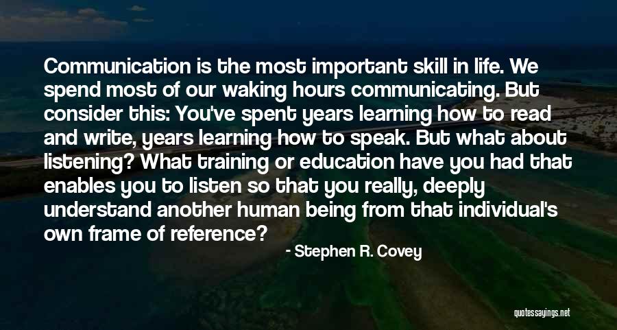 Listening Communication Quotes By Stephen R. Covey