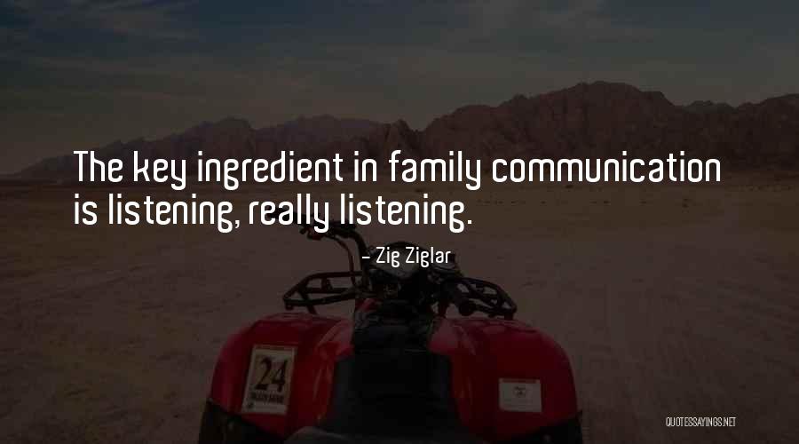 Listening Communication Quotes By Zig Ziglar