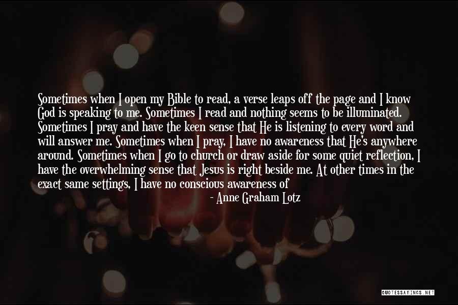 Listening For God Quotes By Anne Graham Lotz Listening For God Quotes By Anne Graham Lotz