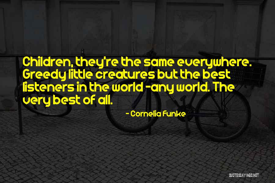 Listening Quotes By Cornelia Funke Listening Quotes By Cornelia Funke