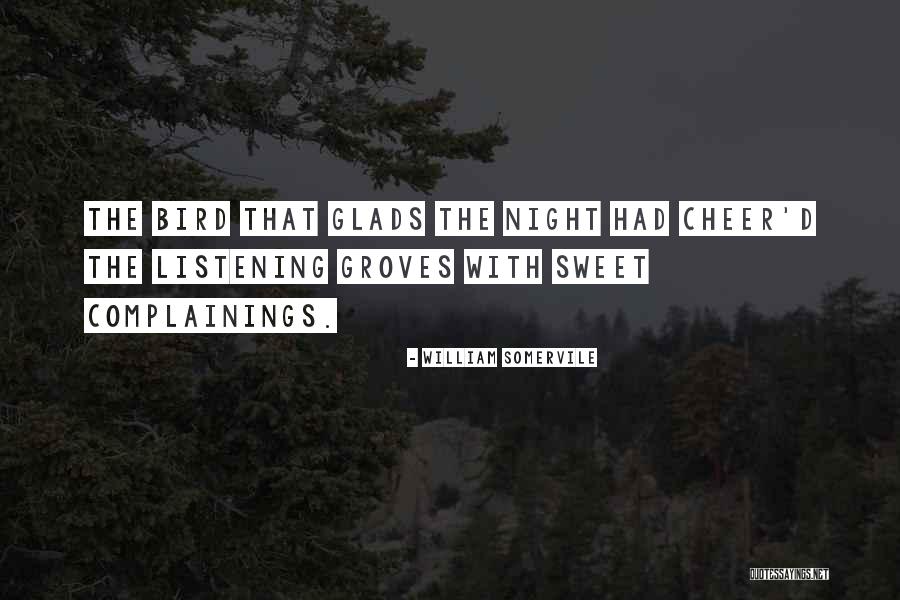 Listening Quotes By William Somervile Listening Quotes By William Somervile