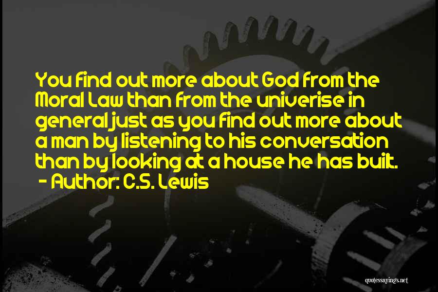 Listening To God Quotes By C.S. Lewis