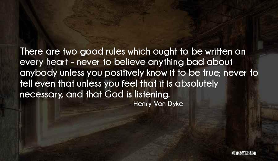 Listening To God Quotes By Henry Van Dyke