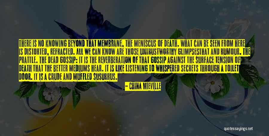 Listening To Gossip Quotes By China Mieville Listening To Gossip Quotes By China Mieville